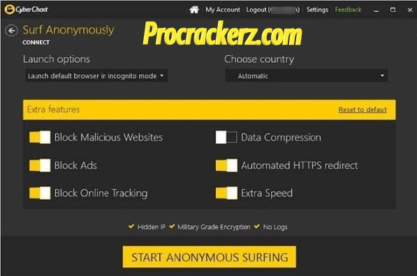 CyberGhost VPN Keygen - Procrackerz.com