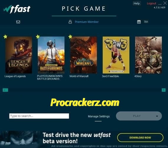 WTFAST Crack Premium - Procrackerz.com